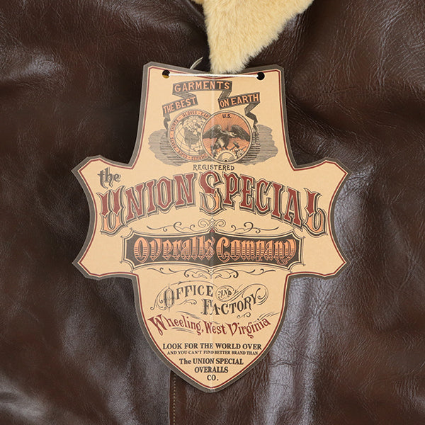 TRACKWALKER COAT / 1920s RAILROAD WORKER COAT / HORSE HIDE / TATANKA BROWN - Image 19