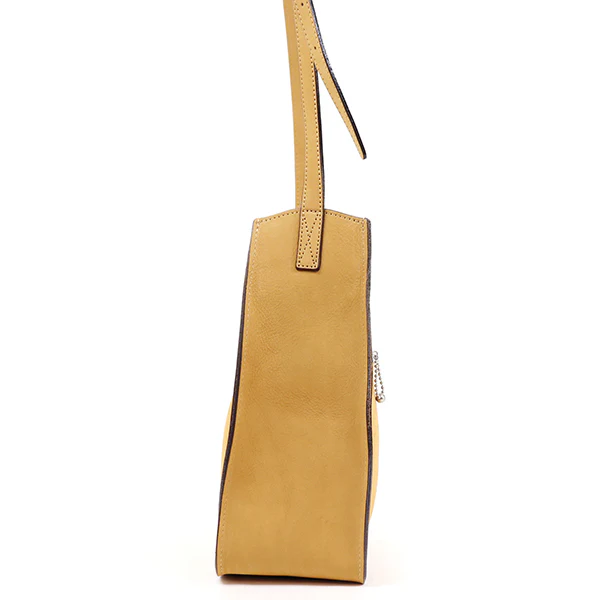 TRAILBLAZER BAG / 1920 - 1930s WOODSMAN SHOULDER BAG / BULL HIDE / YELLOW OCHRE NUBUCK - Image 3