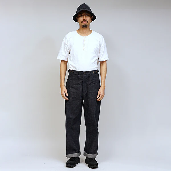 1930s US ARMY DENIM PANT / (SIZE:W30-W36) - Image 11