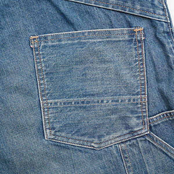 1930s US WORK PANT MIX DENIM / INDIGO - Image 7