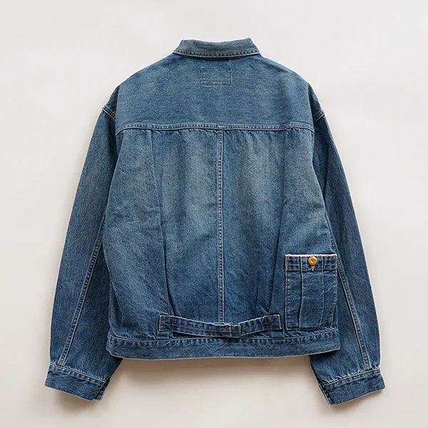 1940s DENIM JACKET 12.5oz DENIM / VINTAGE WASH / INDIGO - Image 4