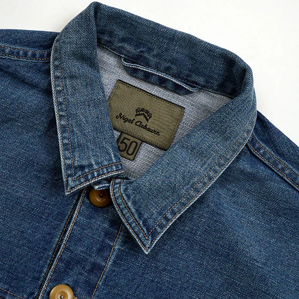 1940s DENIM JACKET 12.5oz DENIM / VINTAGE WASH / INDIGO - Image 5