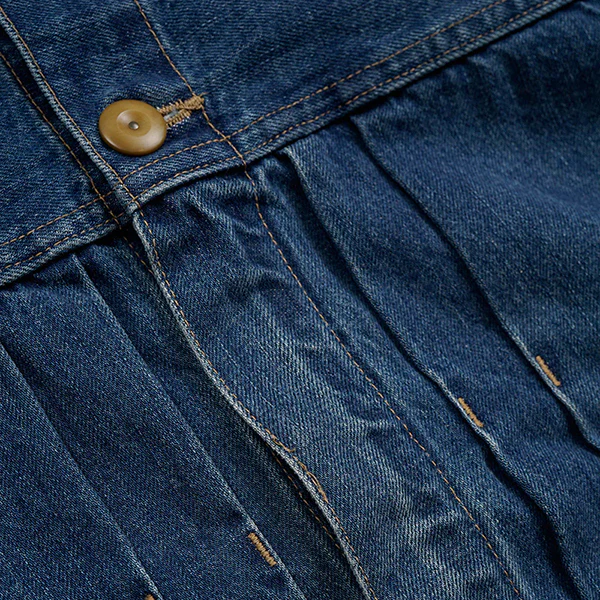 1940s DENIM JACKET 12.5oz DENIM / VINTAGE WASH / INDIGO - Image 7