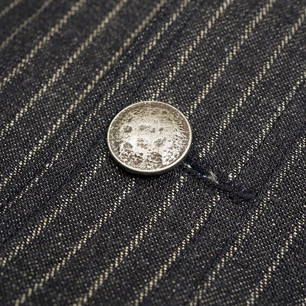 1940s FRENCH WORK JACKET / INDIGO - Image 10