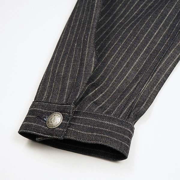 1940s FRENCH WORK JACKET / INDIGO - Image 6