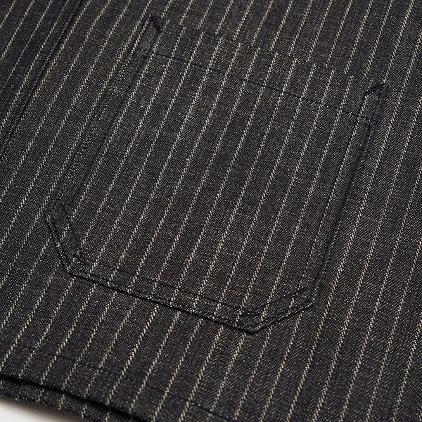 1940s FRENCH WORK JACKET / INDIGO - Image 8