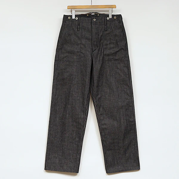 1940s FRENCH WORK PANT / INDIGO - Image 2