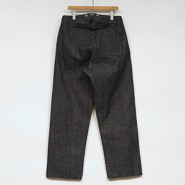 1940s FRENCH WORK PANT / INDIGO - Image 3