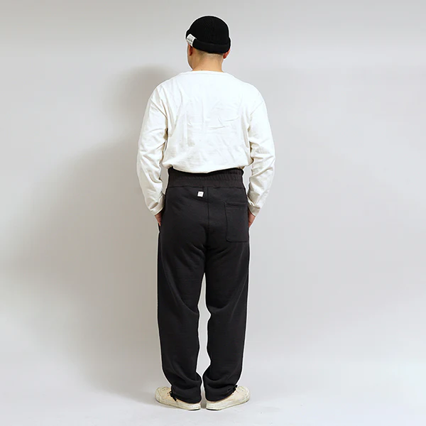 1940s MILITARY SWEAT PANT BLACK 20.5oz / BLACK - Image 12