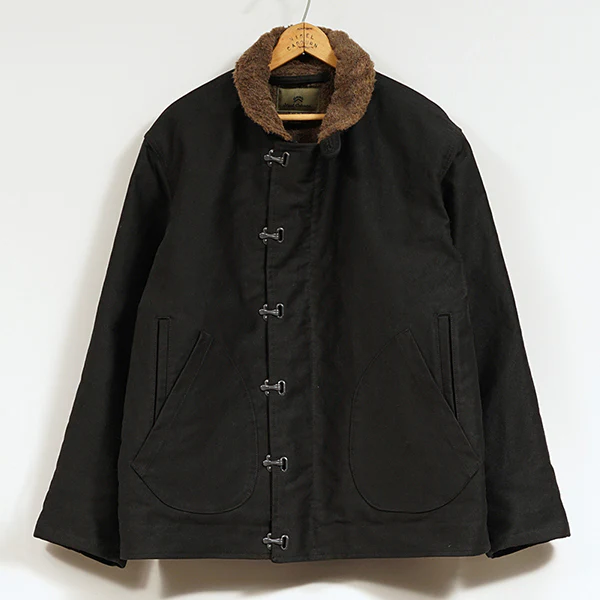 1940s US CLIP JACKET MODIFY BLACK - Image 2