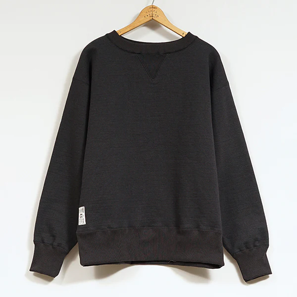 1950s CREW NECK SWEATSHIRT BLACK / 20.5oz FLEECE / BLACK