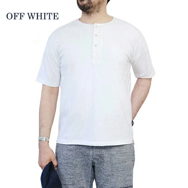 1950s HENLEY NECK T-SHIRT - Image 2
