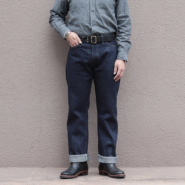 1955Z MODEL ZIPPER FLY / 14oz DENIM / ONE WASH MODEL - Image 2