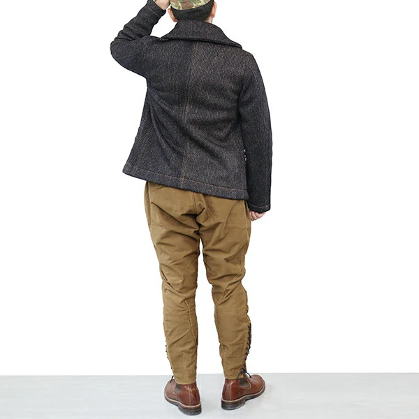 EBBETS FIELD COAT / 1913 WARMUP COAT / HIGH GAUGE MEDIUM WEIGHT BEACH CLOTH - Image 14