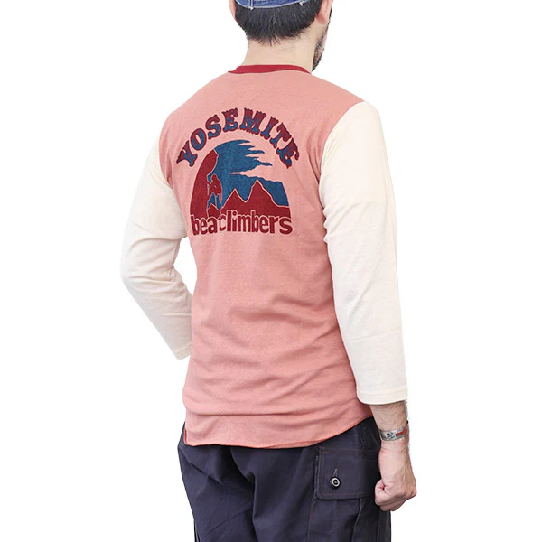 4/5 SET-IN SLEEVE SHIRT / YOSEMITE NATIONAL PARK / VINTAGE STYLE LIGHT WEIGHT JERSEY - Image 5