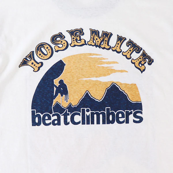 4/5 SET-IN SLEEVE SHIRT / YOSEMITE NATIONAL PARK / VINTAGE STYLE LIGHT WEIGHT JERSEY - Image 9