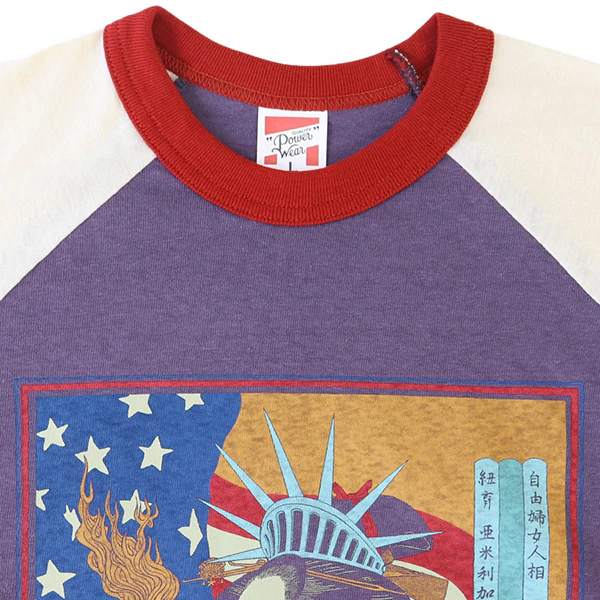 4/5 RAGLAN SLEEVE SHIRT / 自由婦女人相 / VINTAGE STYLE LIGHT WEIGHT JERSEY - Image 6