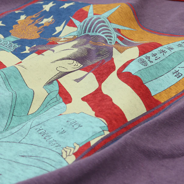 4/5 RAGLAN SLEEVE SHIRT / 自由婦女人相 / VINTAGE STYLE LIGHT WEIGHT JERSEY - Image 9