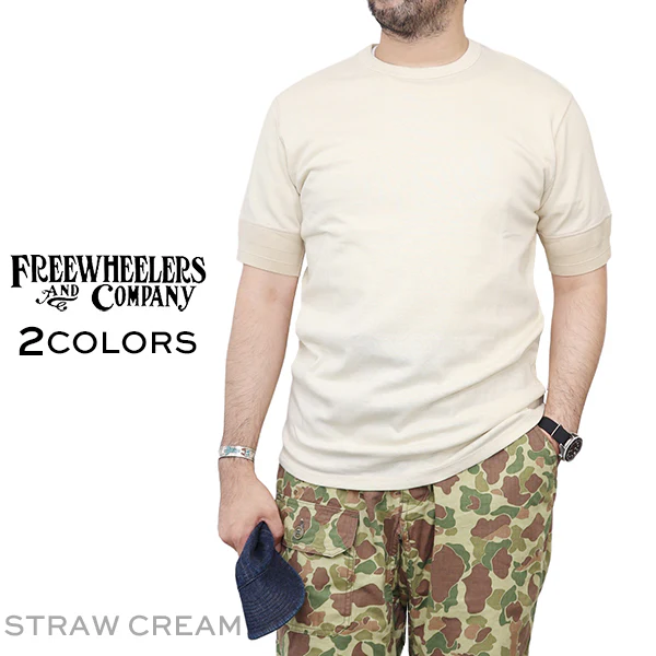 CREW NECK T-SHIRT / 1940s MILITARY UNDER WEAR