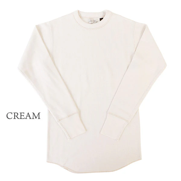 CREW NECK TYPE LONG SLEEVE UNDER WEAR / EARLY 1900s STYLE UNDERWEAR / HEAVY WEIGHT RIB - Image 5