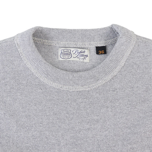CREW NECK TYPE LONG SLEEVE UNDER WEAR / EARLY 1900s STYLE UNDERWEAR / HEAVY WEIGHT RIB - Image 7