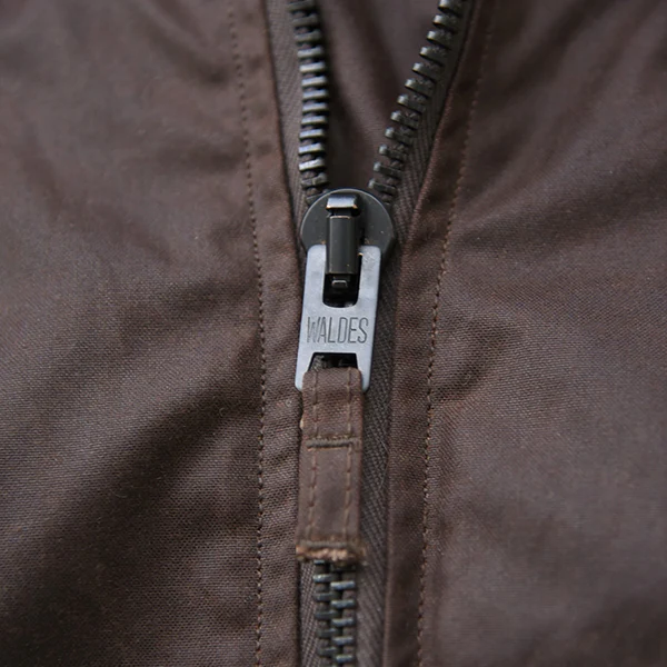 FIELD CRUISER JACKET / BRITISH MILLERAIN TRADITIONAL WAXED FABRIC / RED BROWN - Image 11