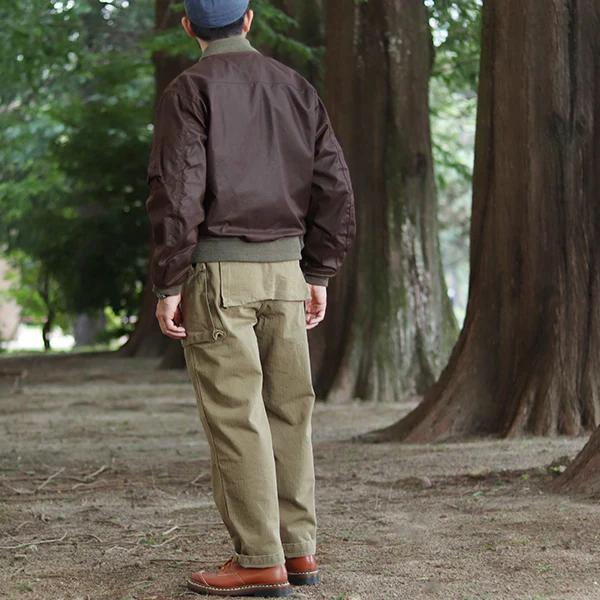 FIELD CRUISER JACKET / BRITISH MILLERAIN TRADITIONAL WAXED FABRIC / RED BROWN - Image 7