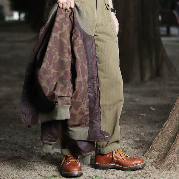 FIELD CRUISER JACKET / BRITISH MILLERAIN TRADITIONAL WAXED FABRIC / RED BROWN - Image 8