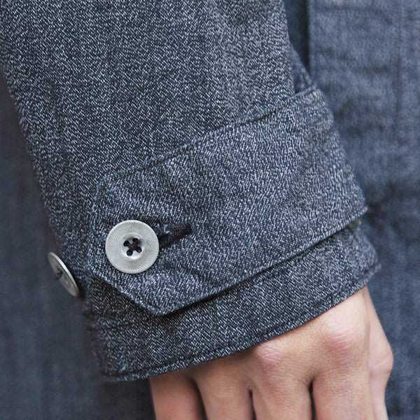 BALDWIN WORK COAT / GRAINED CHAMBRAY - Image 16