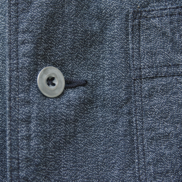 BALDWIN WORK COAT / GRAINED CHAMBRAY - Image 17