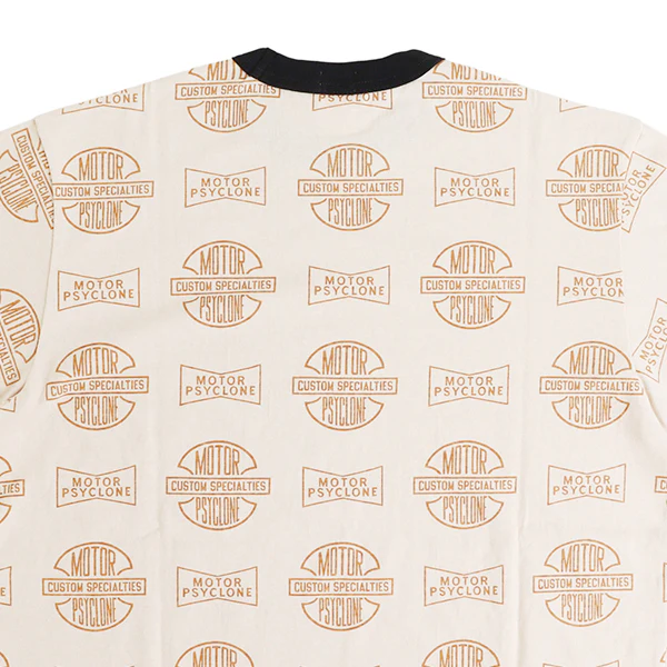 T-SHIRT / MOTOR PSYCLONE ALL OVER PRINT / VINTAGE STYLE MEDIUM WEIGHT JERSEY - Image 13