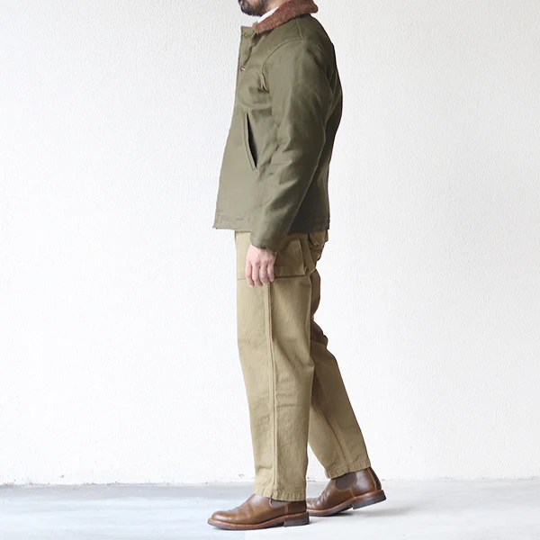 TYPE N-1 PLAIN MODEL / NAVY DEPARTMENT / JUNGLE CLOTH PARAFFIN COATING - Image 4