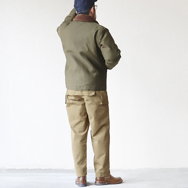 TYPE N-1 PLAIN MODEL / NAVY DEPARTMENT / JUNGLE CLOTH PARAFFIN COATING - Image 5