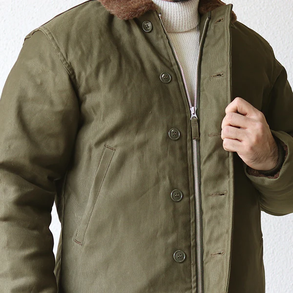 TYPE N-1 PLAIN MODEL / NAVY DEPARTMENT / JUNGLE CLOTH PARAFFIN COATING - Image 9