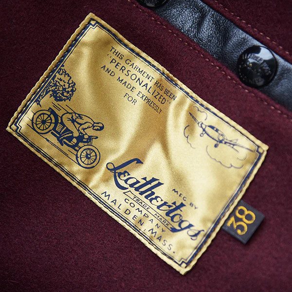 La Brea / 1930s MOTORCYCLE JACKET / DOUBLE BREASTED TYPE TYPE / HORSE HIDE / RUDE BLACK / 2023 MODEL - Image 12