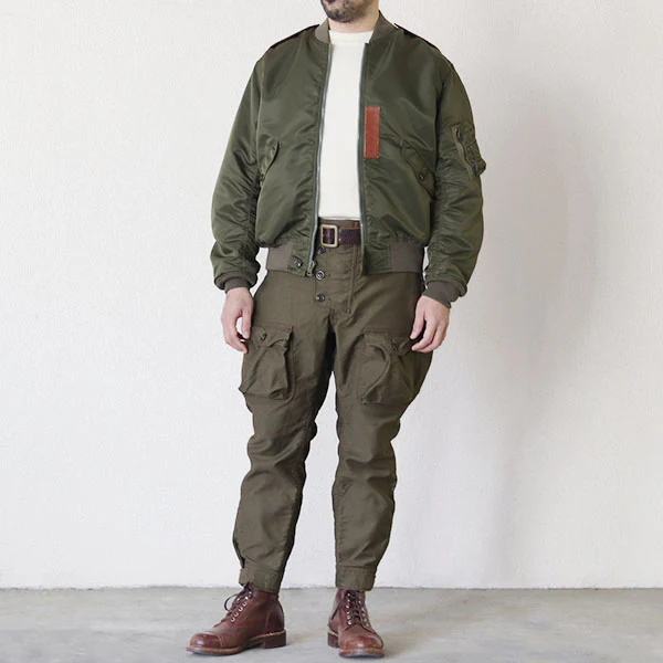 TYPE L-2 CIVILIAN MODEL / SPECIAL EDITION MODEL / ORIGINAL NYLON 66 TWILL / OLIVE DRAB - Image 10