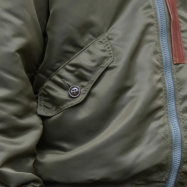 TYPE L-2 CIVILIAN MODEL / SPECIAL EDITION MODEL / ORIGINAL NYLON 66 TWILL / OLIVE DRAB - Image 12