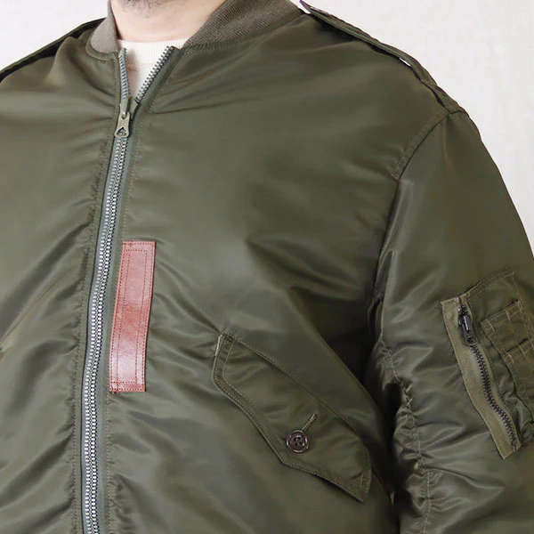 TYPE L-2 CIVILIAN MODEL / SPECIAL EDITION MODEL / ORIGINAL NYLON 66 TWILL / OLIVE DRAB - Image 5