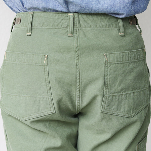 GARAGE CREW WORK SHORTS / 1960s - STYLE WORK CLOTHING / MOTOR PSYCLONE GARAGE SERIES / MILITARY BACK SATIN - Image 10