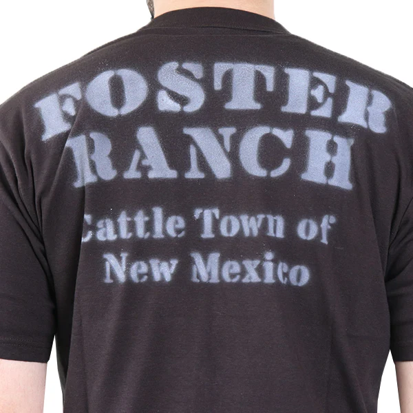 T-SHIRT / ROSWELL AAF UFO / UNIDENTIFIED SERIES / VINTAGE STYLE LIGHT WEIGHT JERSEY / JET BLACK - Image 4