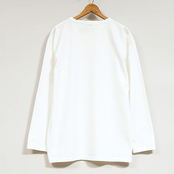 7.8oz 1940s USMC LONG SLEEVE SHIRT / OFF WHITE - Image 2
