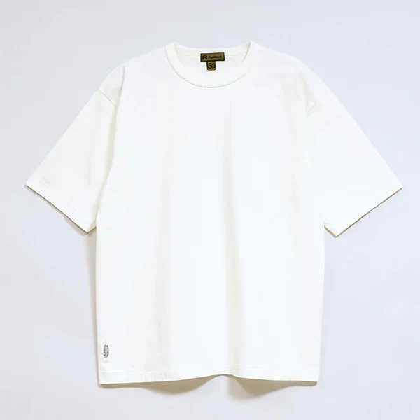 7.8oz DOUBLE BINDER T-SHIRT / OFF WHITE