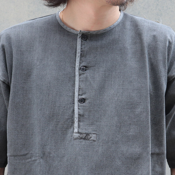 7.8oz HENLEY NECK T-SHIRT PIGMENT - Image 5
