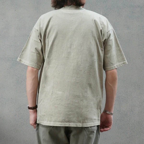 7.8oz HENLEY NECK T-SHIRT PIGMENT - Image 7