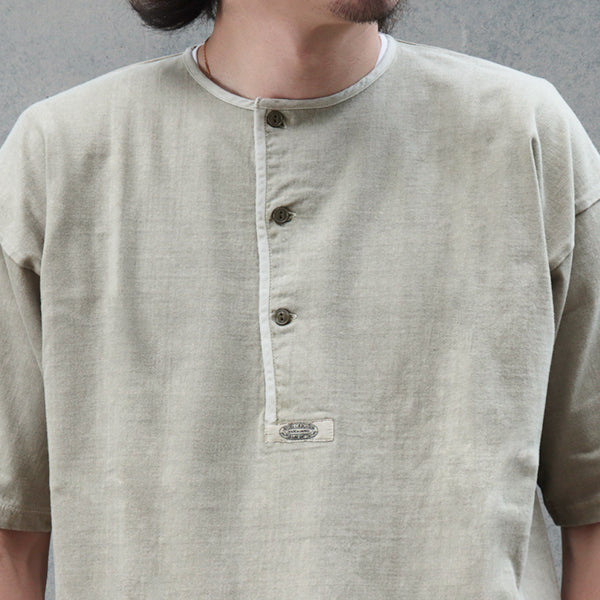 7.8oz HENLEY NECK T-SHIRT PIGMENT - Image 9
