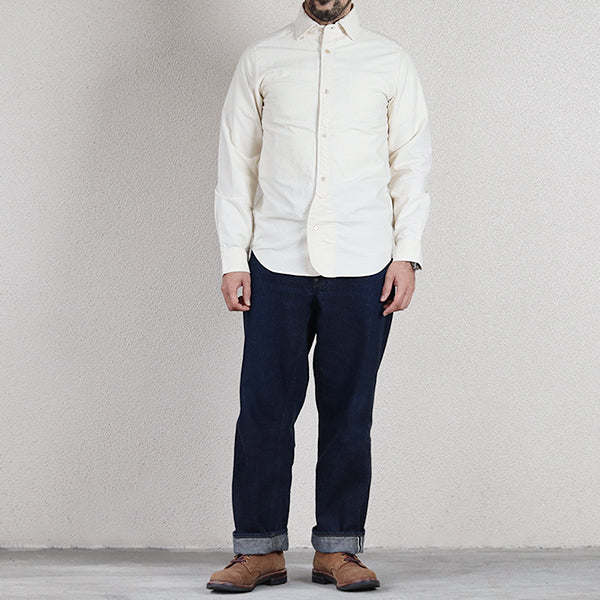 BRITISH OFFICERS SHIRT / IVORY - Image 4