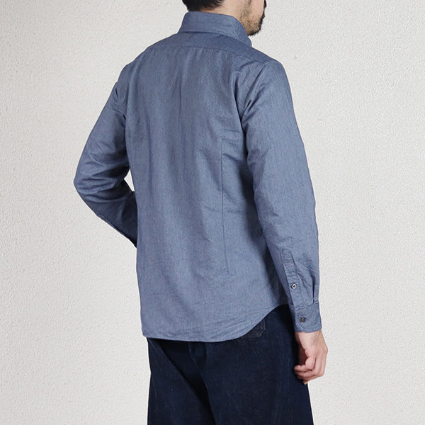 BRITISH OFFICERS SHIRT / NAVY - Image 2