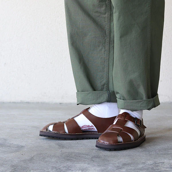 LEATHER GURKHA SANDAL - Image 14
