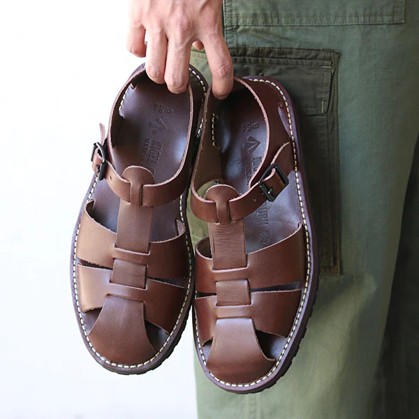 LEATHER GURKHA SANDAL - Image 17