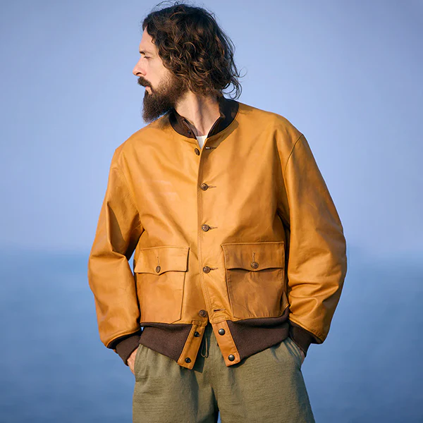 A-1 FLIGHT JACKET HORSE NUBUCK / CAMEL